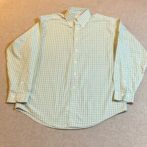 Brooks Brothers Men's Green Checkered Shirt